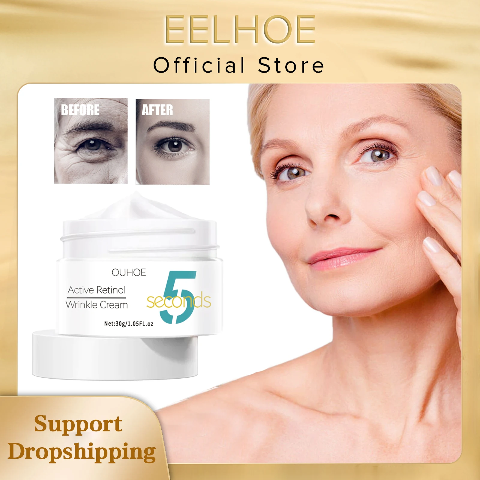 Retinol Face Cream Instant Anti Aging Remove Wrinkle Smooth Pores Skin Care Improve Fine Lines Whitening Anti Wrinkle Face Cream
Retinol Face Cream Instant Anti Aging Remove Wrinkle Smooth Pores Skin Care Improve Fine Lines Whitening Anti Wrinkle Face Cream