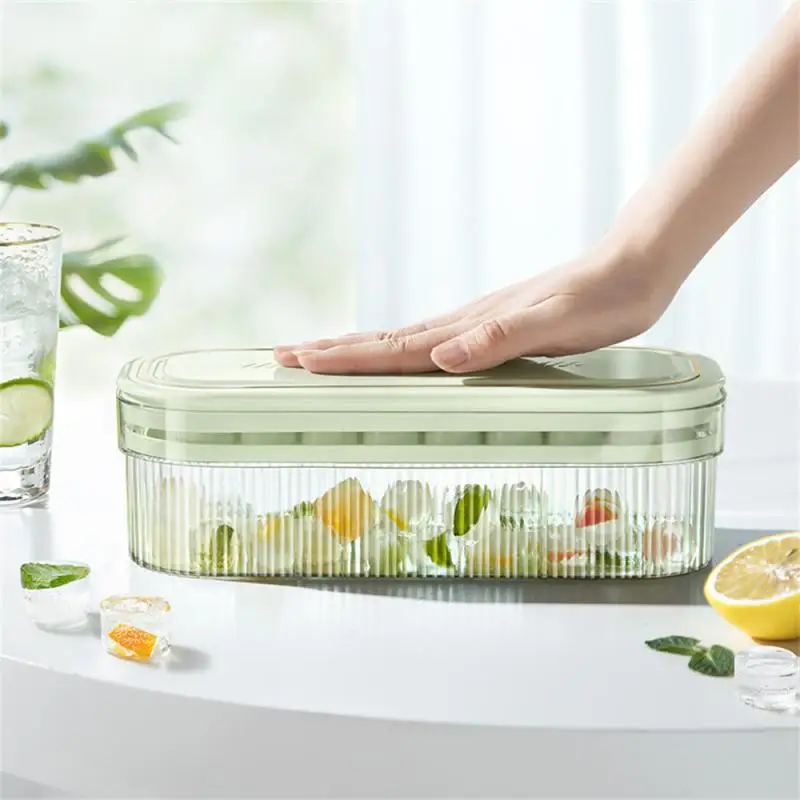 Refrigerator Ice Grid Diy Silicone Press Type Ice Box Food Grade Kitchen Diy Accessories Ice Block Mold Reusable Trays
Refrigerator Ice Grid Diy Silicone Press Type Ice Box Food Grade Kitchen Diy Accessories Ice Block Mold Reusable Trays