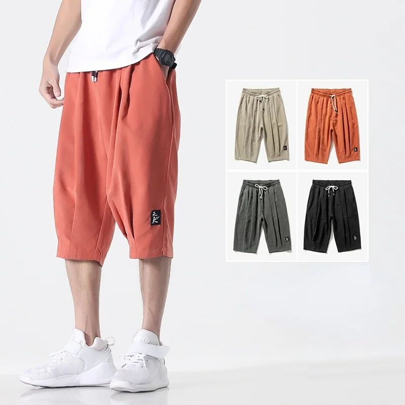 Summer Harem Pants Men Short Joggers Chinese Style Calf-Length Casual Pants Male Capris Trousers Plus Size 6XL 7XL 8XL
Summer Harem Pants Men Short Joggers Chinese Style Calf-Length Casual Pants Male Capris Trousers Plus Size 6XL 7XL 8XL
