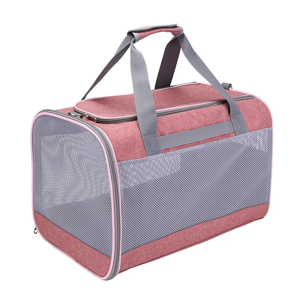 Cat Carrier Breathable Soft Sided Pet Travel Carrier for Cats Dogs Puppy Comfort Portable Foldable Pet Bag Airline Approved
Cat Carrier Breathable Soft Sided Pet Travel Carrier for Cats Dogs Puppy Comfort Portable Foldable Pet Bag Airline Approved