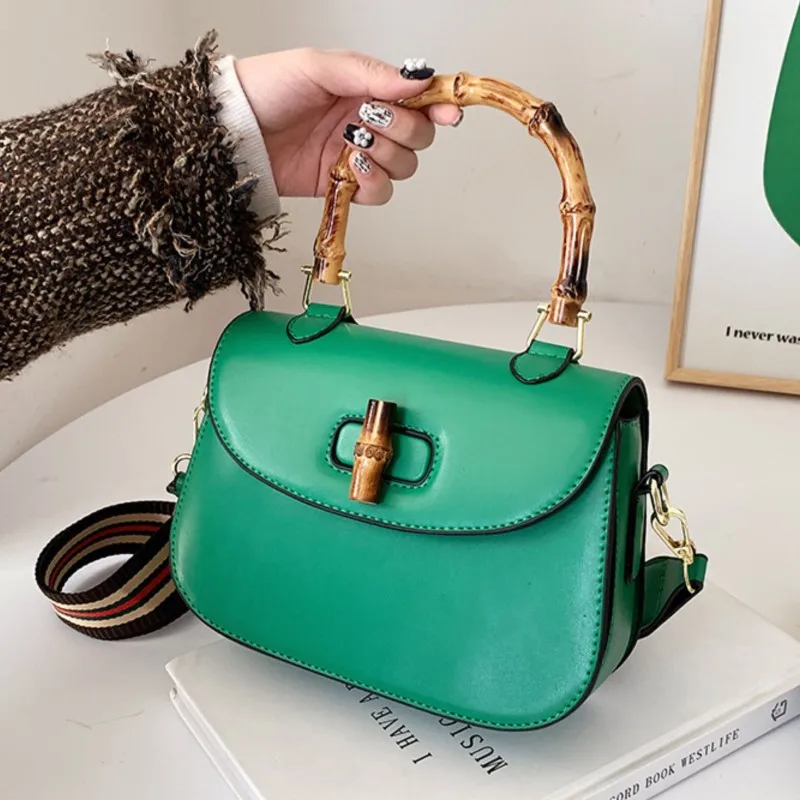 Vintage Fashion Women's Bag Bamboo Handle Hasp Saddle Totes Luxury Brand Designer Shoulder Crossbody Bags Mujer Bolsa 2 orders
Vintage Fashion Women's Bag Bamboo Handle Hasp Saddle Totes Luxury Brand Designer Shoulder Crossbody Bags Mujer Bolsa 2 orders