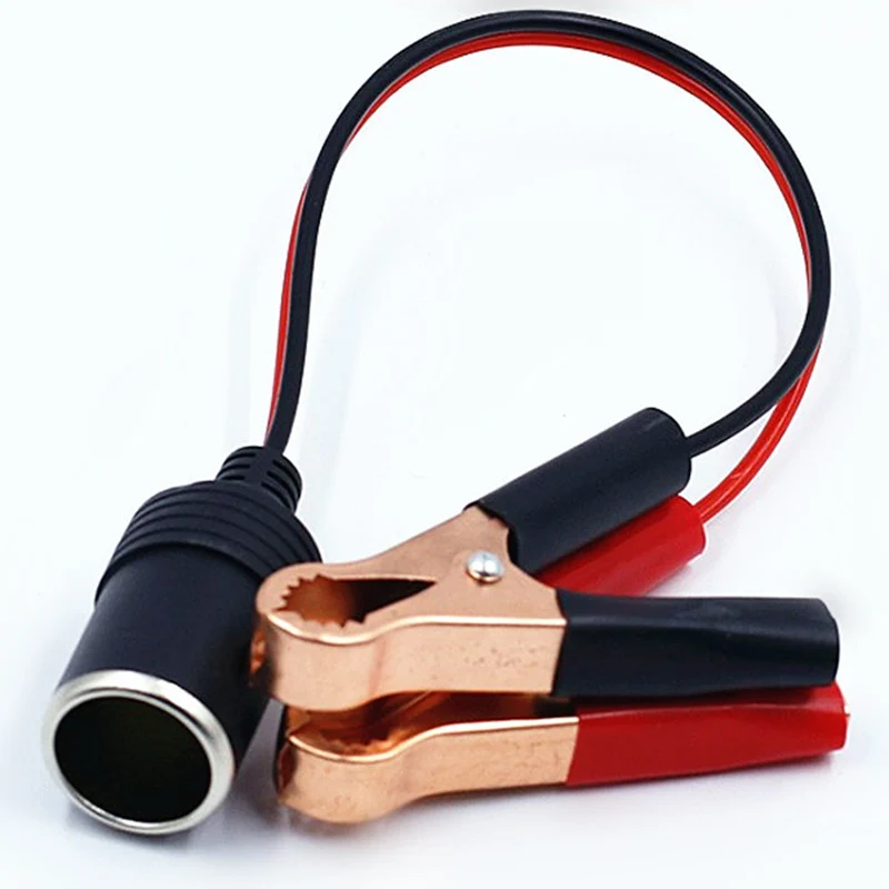 Car Battery Terminal Plug Clip-On Cigarette Lighter Clamp Power Socket Adapter 12V Portable Power Plug Adapter Crocodile Clip
Car Battery Terminal Plug Clip-On Cigarette Lighter Clamp Power Socket Adapter 12V Portable Power Plug Adapter Crocodile Clip