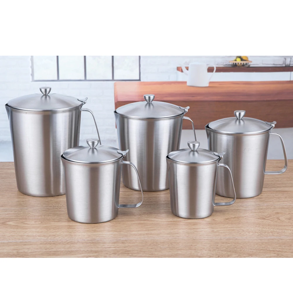 With Cover 500ml/700ml/1000ml/1500ml/2000ml 304 Stainless Measuring Scale Cup Graduated Cylinder Milk Tea Baking Spoon
With Cover 500ml/700ml/1000ml/1500ml/2000ml 304 Stainless Measuring Scale Cup Graduated Cylinder Milk Tea Baking Spoon