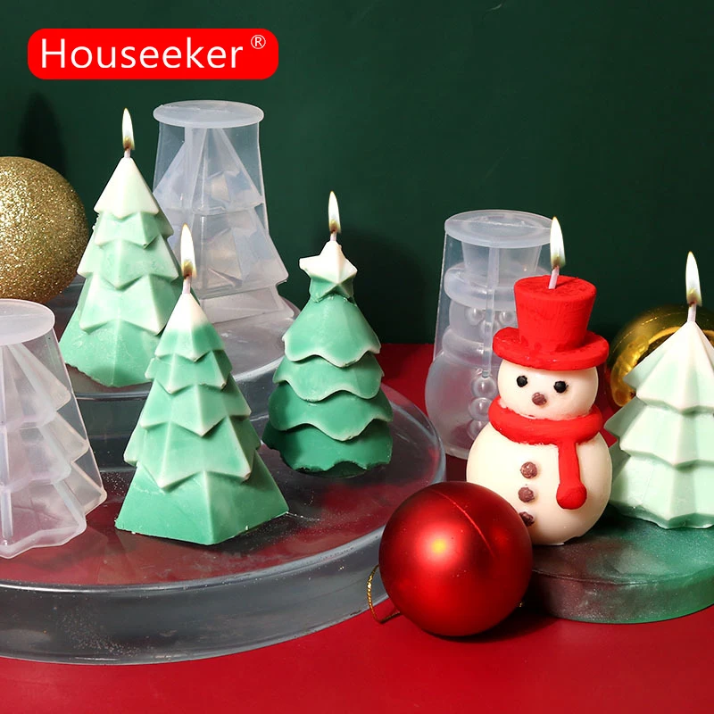 Christmas Silicone Molds for Candle Soap Mould DIY Handmade Cake decoration Mould Christmas Decorations Home Decor Crafts
Christmas Silicone Molds for Candle Soap Mould DIY Handmade Cake decoration Mould Christmas Decorations Home Decor Crafts