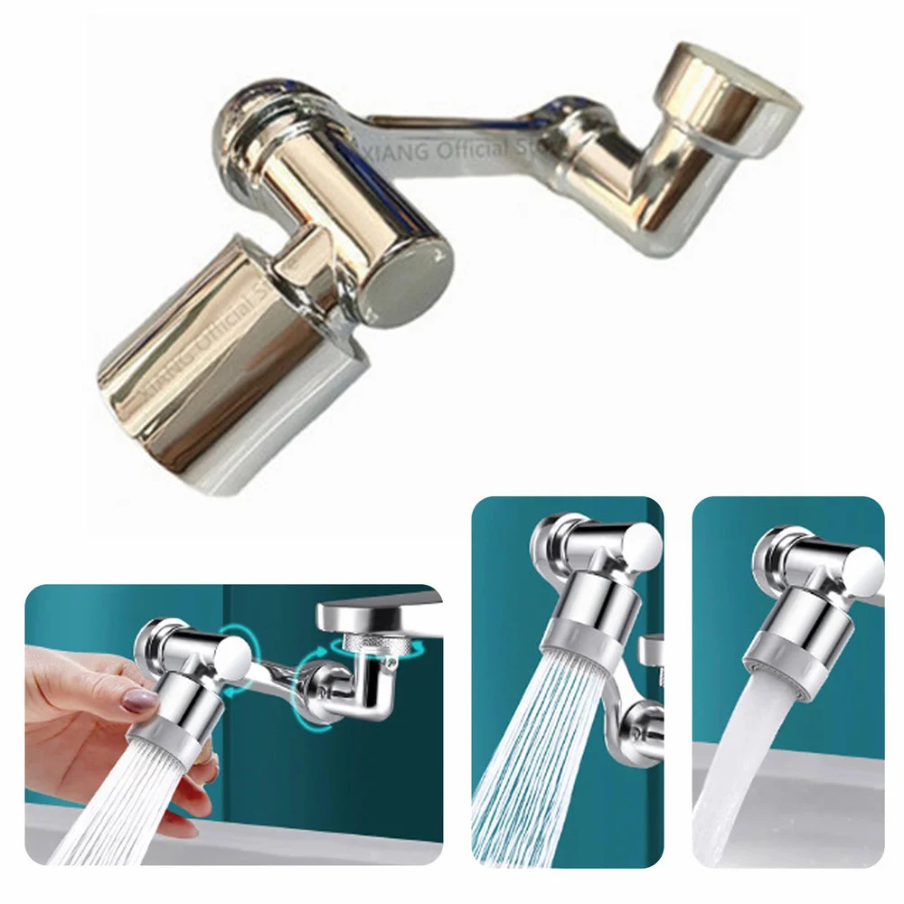 1080° Flexible Kitchen Sink Faucet Extender Splash Filter Bathroom Faucet Aerator Sprayer Attachment Water Tap Nozzle
1080° Flexible Kitchen Sink Faucet Extender Splash Filter Bathroom Faucet Aerator Sprayer Attachment Water Tap Nozzle
