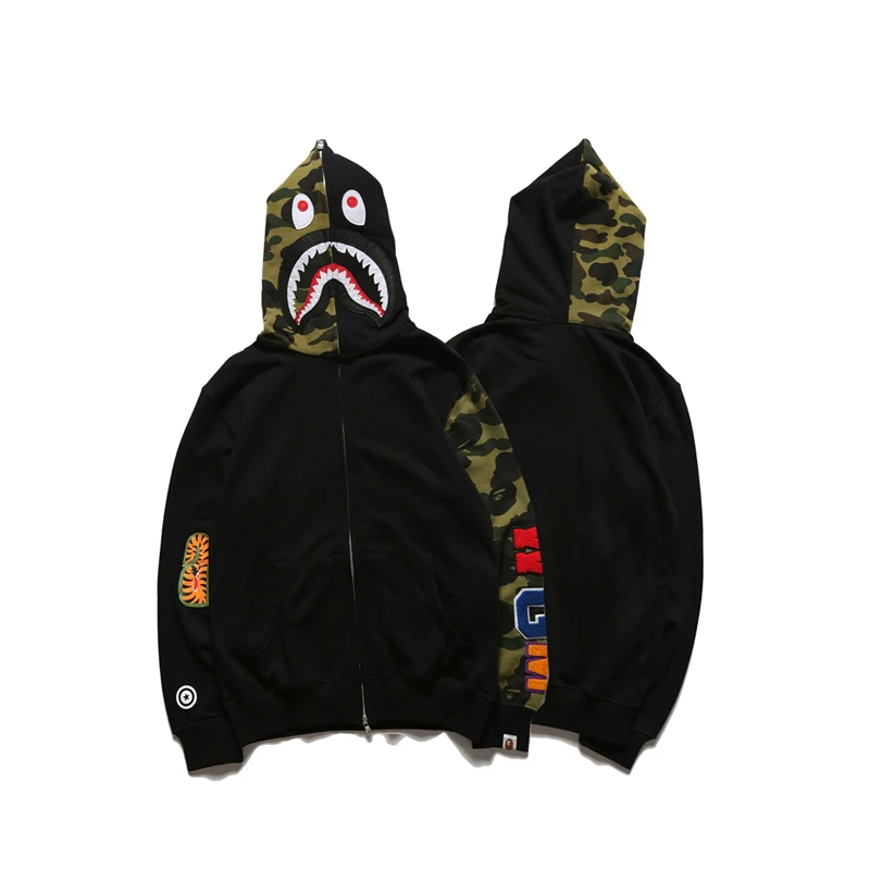 Fashion Hooded Casual Cardigan Hooded Shark Coat Street Men's 10 25 anniversary pure cotton Luxury Jacket
Fashion Hooded Casual Cardigan Hooded Shark Coat Street Men's 10 25 anniversary pure cotton Luxury Jacket
