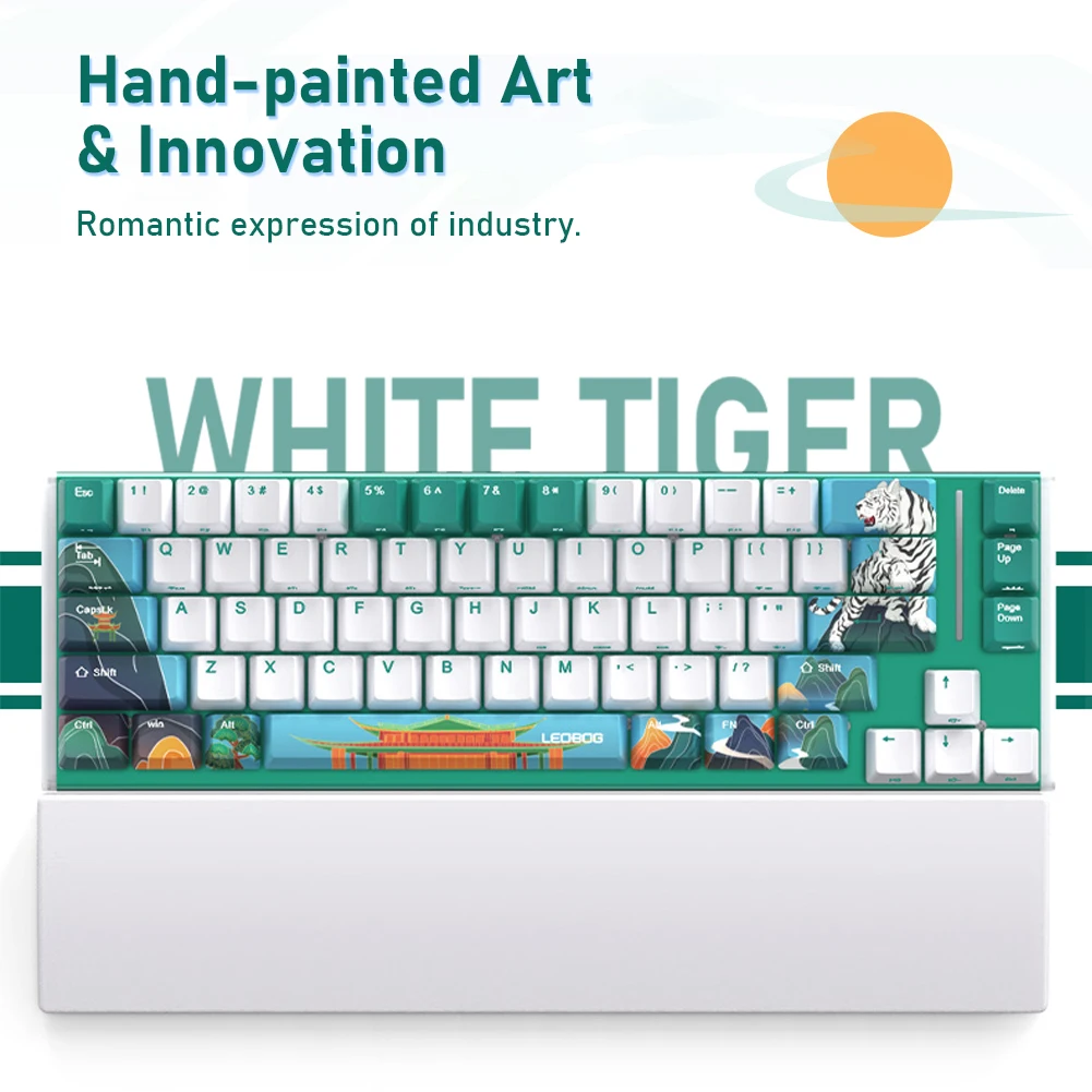 LEOBOG K67 Bluetooth Machanical Keyboard Ice Crystal Axis Full Key Hot Swap 67 Keys Three-Mode Keyboard Customization Software
LEOBOG K67 Bluetooth Machanical Keyboard Ice Crystal Axis Full Key Hot Swap 67 Keys Three-Mode Keyboard Customization Software