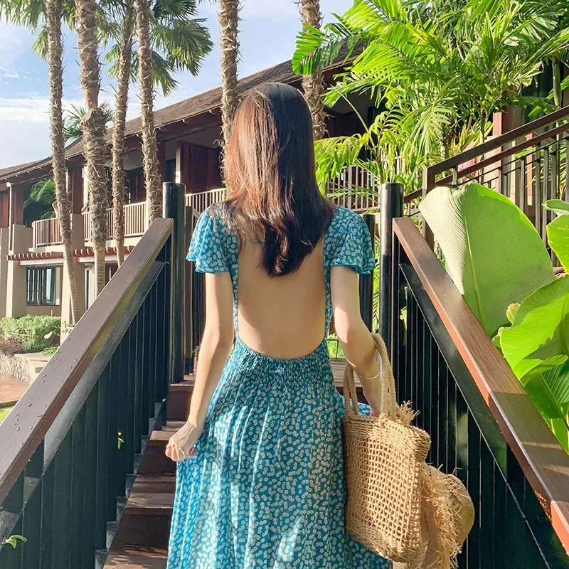 Beach Skirt Fashion Sexy Halter Seaside Vacation Floral Irregular Long Skirt Dress Women's Clothing Women Long Maxi Dress Boho
Beach Skirt Fashion Sexy Halter Seaside Vacation Floral Irregular Long Skirt Dress Women's Clothing Women Long Maxi Dress Boho