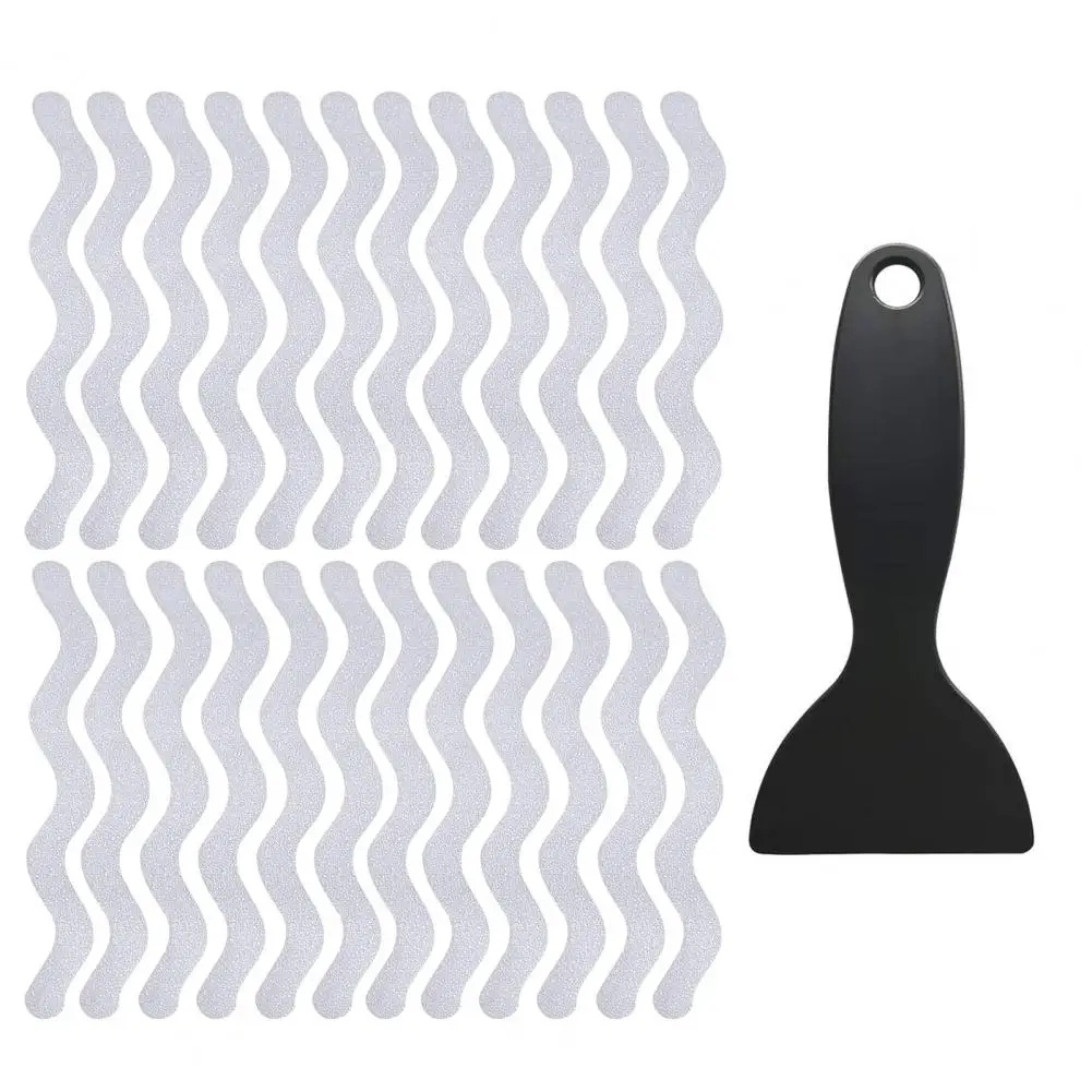 Waterproof 24Pcs Practical Reduce Accident Bathtub Adhesive Strip Eco-friendly Shower Sticker lightweight for Door Steps
Waterproof 24Pcs Practical Reduce Accident Bathtub Adhesive Strip Eco-friendly Shower Sticker lightweight for Door Steps