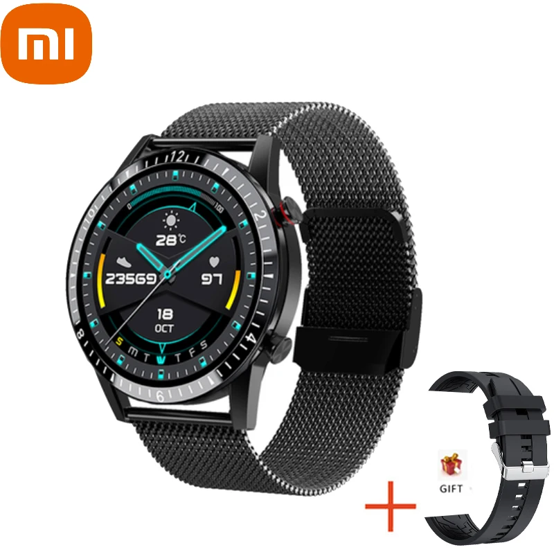 XIAOMI Bluetooth Call Smart Watch Men Full Touch Sport Fitness Watches Waterproof Heart Rate Steel Band Smartwatch Android iOS
XIAOMI Bluetooth Call Smart Watch Men Full Touch Sport Fitness Watches Waterproof Heart Rate Steel Band Smartwatch Android iOS