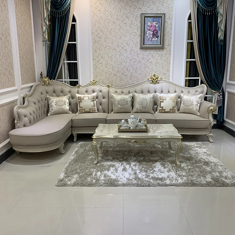 European style leather sofa combined corner L-type imperial concubine's first layer cowhide corner luxury living room furniture
European style leather sofa combined corner L-type imperial concubine's first layer cowhide corner luxury living room furniture