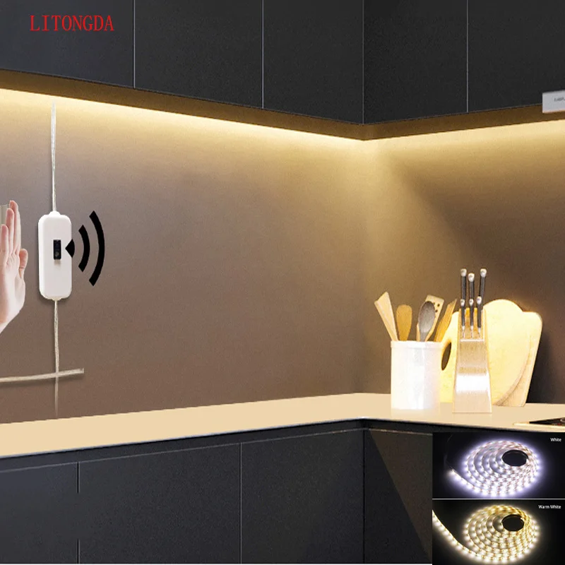 USB hand scan infrared induction COB light strip 5V 2835 soft light strip desk light wine cabinet light waterproof light strip
USB hand scan infrared induction COB light strip 5V 2835 soft light strip desk light wine cabinet light waterproof light strip