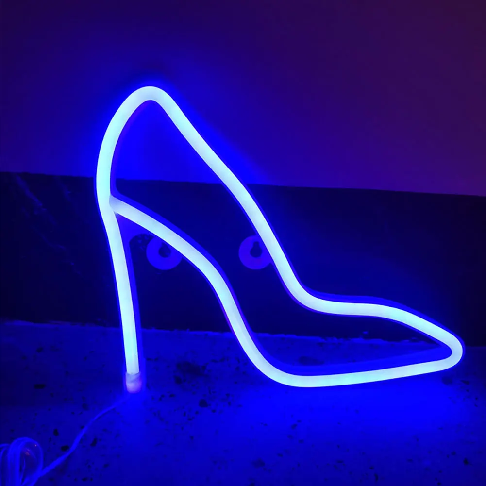 Romantic Bar Birthday Party High Heels Neon Sign Easy Install Wall Decor Bedroom Girls Led USB Battery Gift Living Room
Romantic Bar Birthday Party High Heels Neon Sign Easy Install Wall Decor Bedroom Girls Led USB Battery Gift Living Room