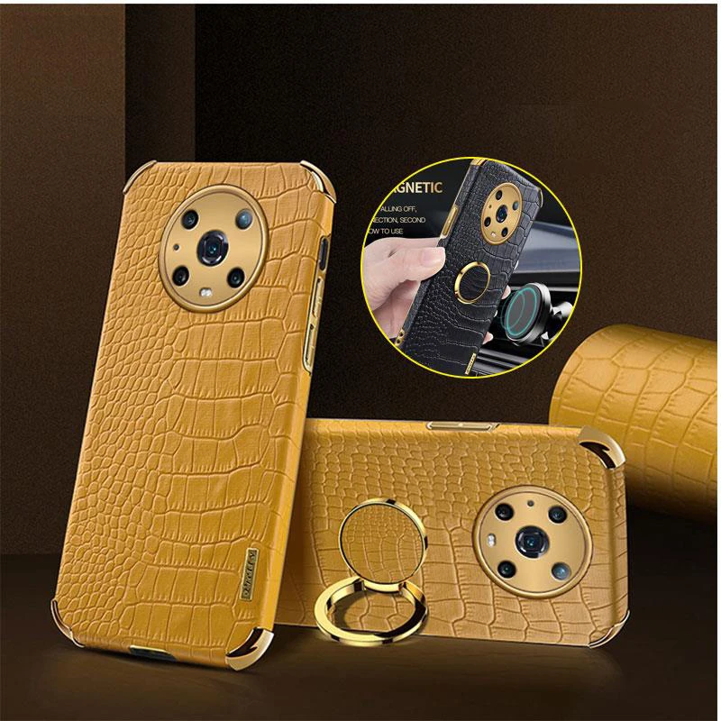 For HUAWEI Honor X8 X9 5G X30i Plating Crocodile Pattern Leather Case For HONOR Magic4 Pro 3 Magic 4 Lite Car Ring Holder Cover
For HUAWEI Honor X8 X9 5G X30i Plating Crocodile Pattern Leather Case For HONOR Magic4 Pro 3 Magic 4 Lite Car Ring Holder Cover