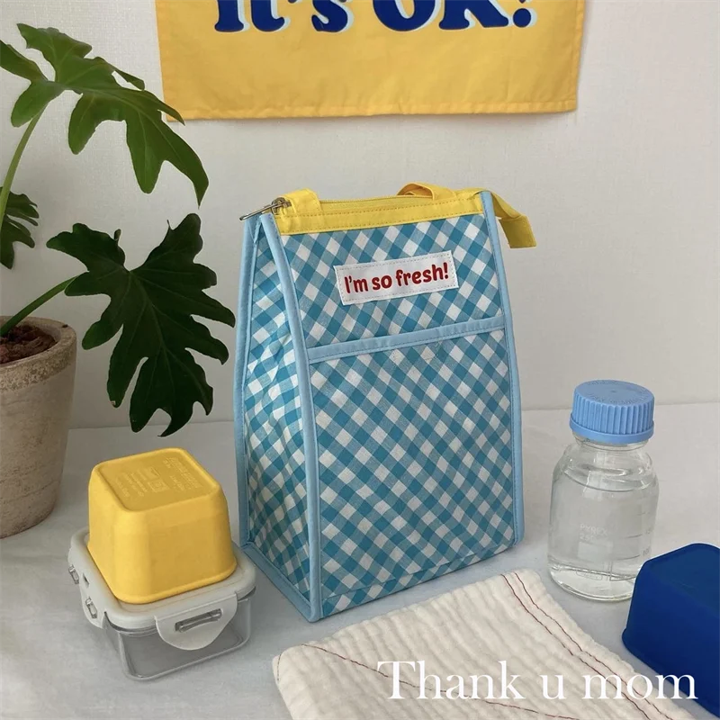 Picnic Bag Large Capacity Insulated Bag Retro Plaid Lunch Bag Folding Portable Outing Mummy Bag Colorful Fashion New Arrival
Picnic Bag Large Capacity Insulated Bag Retro Plaid Lunch Bag Folding Portable Outing Mummy Bag Colorful Fashion New Arrival