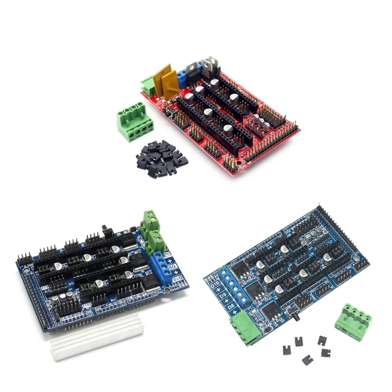 RAMPS 1.4/RAMPS 1.5/RAMPS 1.6 Compatible Control Board for 3D Printer Controller
RAMPS 1.4/RAMPS 1.5/RAMPS 1.6 Compatible Control Board for 3D Printer Controller