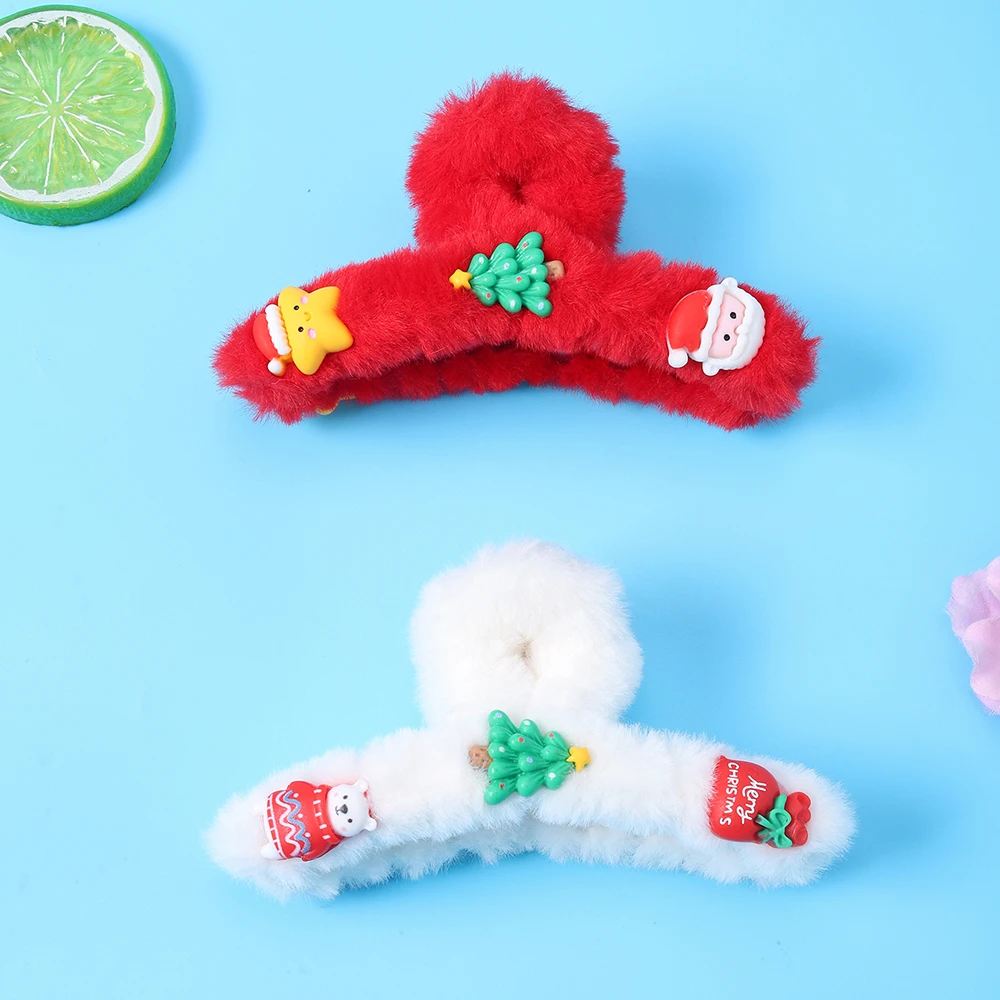 2pcs New Christmas Plush Grab Clip Girls Cute Cartoon Hair Gripper Fashion Shark Clip Ponytail Braid Clip Hair Accessories
2pcs New Christmas Plush Grab Clip Girls Cute Cartoon Hair Gripper Fashion Shark Clip Ponytail Braid Clip Hair Accessories