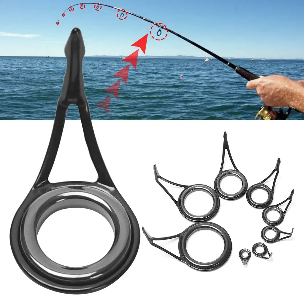 5PCS Fishing Rod Guide Ring 3mm-23mm Internal Diameter Eye Ceramic Ring Circle Pole Tip Repair Kit Fishing Accessories
5PCS Fishing Rod Guide Ring 3mm-23mm Internal Diameter Eye Ceramic Ring Circle Pole Tip Repair Kit Fishing Accessories