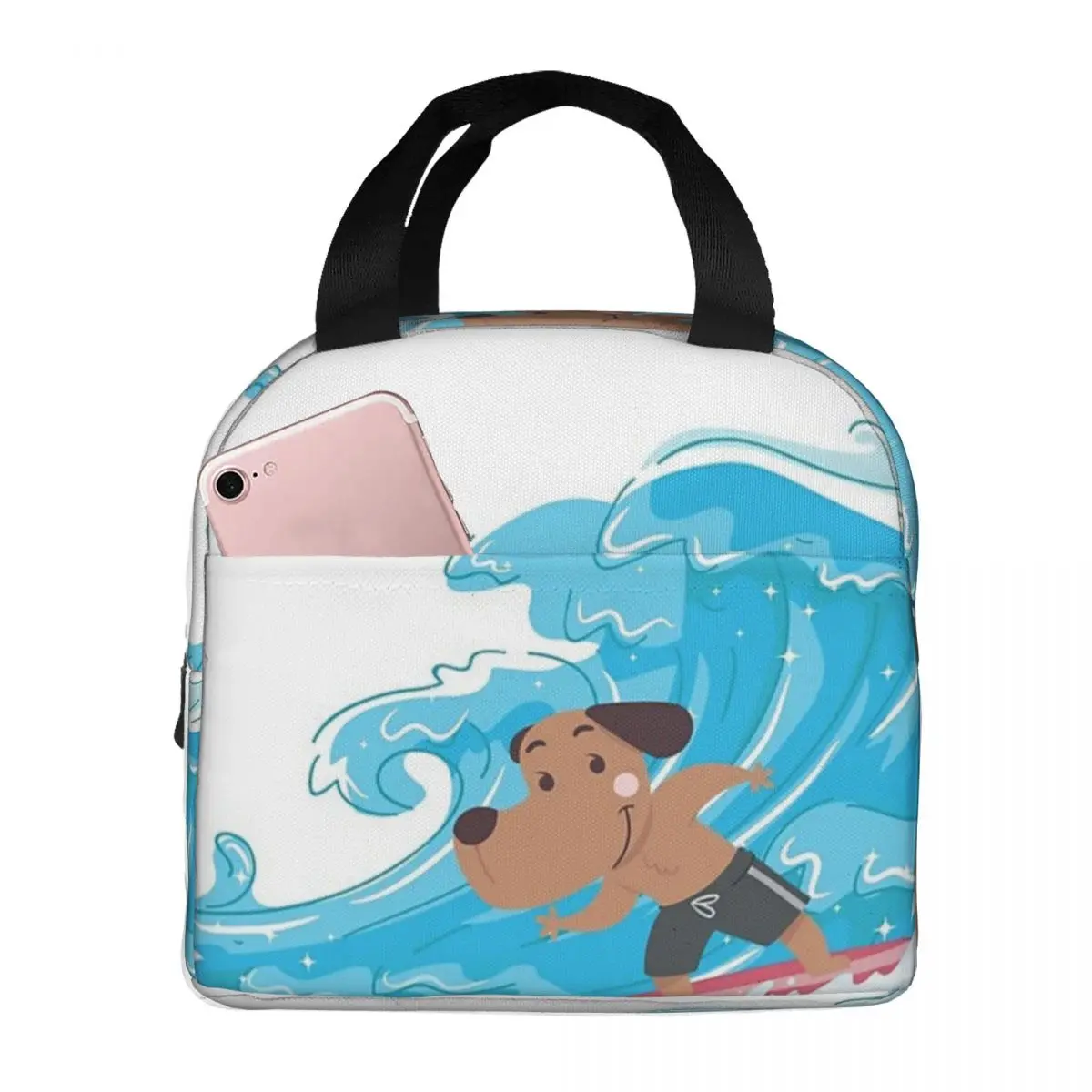 Corgi Dog Surfing The Great Wave Insulated Lunch Bags Picnic Bags Thermal Cooler Lunch Box Lunch Tote for Woman Work Children
Corgi Dog Surfing The Great Wave Insulated Lunch Bags Picnic Bags Thermal Cooler Lunch Box Lunch Tote for Woman Work Children