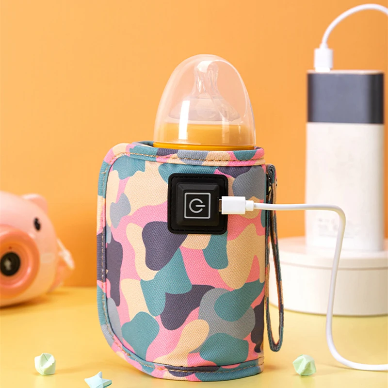

Портативные Подогреватели бутылок для новорожденных, USB, подогреватель молока и воды, дорожная сумка для прогулочной коляски, обогреватель Детской бутылки