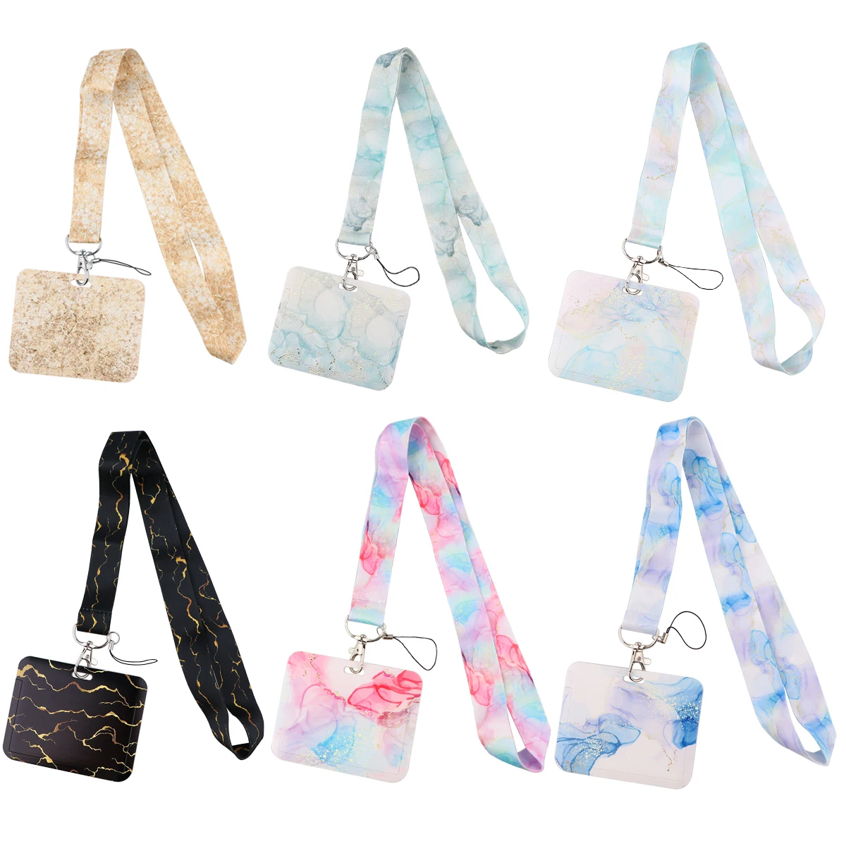 Marble Printing Colorful Printing Lanyard Keychain ID Card Badge Holder Camera for USB Badge Holder DIY Hanging Rope
Marble Printing Colorful Printing Lanyard Keychain ID Card Badge Holder Camera for USB Badge Holder DIY Hanging Rope