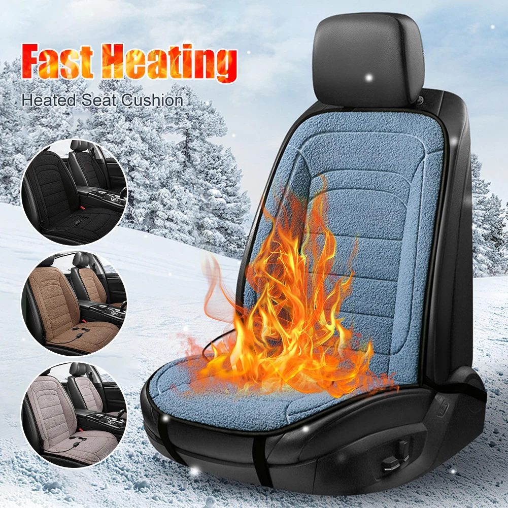 12V Heated Car Seat Cushion Cover Lamb Wool Car Cover Seat Warmer Winter Household Cushion Universal Car Accessories For Car
12V Heated Car Seat Cushion Cover Lamb Wool Car Cover Seat Warmer Winter Household Cushion Universal Car Accessories For Car