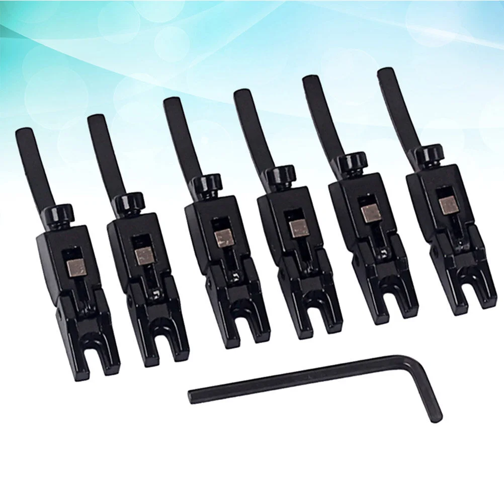 6 PCS/Set Scroll Wheel Bass Bridge Golden Guitar Saddle Accessories Zinc Alloy Compensated
6 PCS/Set Scroll Wheel Bass Bridge Golden Guitar Saddle Accessories Zinc Alloy Compensated