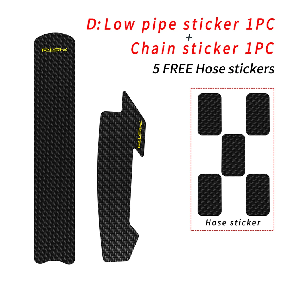 Bicycle Chain Protective Sticker Frame Guards Scratch-Resistant MTB Road Bike Cable Hose Protective Stickers Cycling Accessories
Bicycle Chain Protective Sticker Frame Guards Scratch-Resistant MTB Road Bike Cable Hose Protective Stickers Cycling Accessories