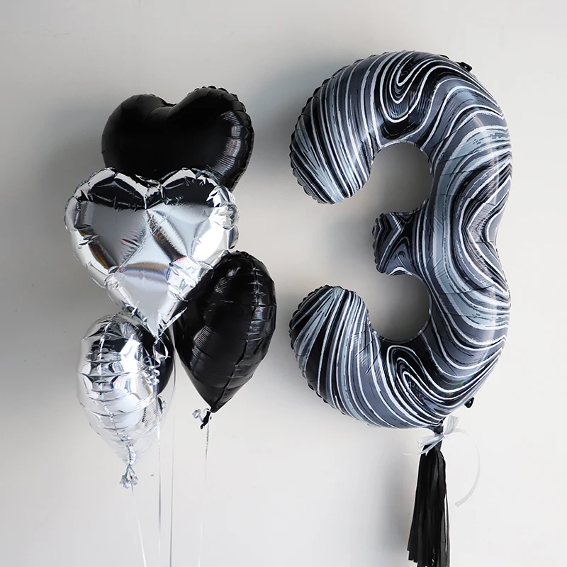 7PCS Marble Number Balloons Set 1 2 3 4 5 6 7 8 9 Age Balloon Bouquet Birthday Party Ballon Bunch Digital Anniversary
7PCS Marble Number Balloons Set 1 2 3 4 5 6 7 8 9 Age Balloon Bouquet Birthday Party Ballon Bunch Digital Anniversary