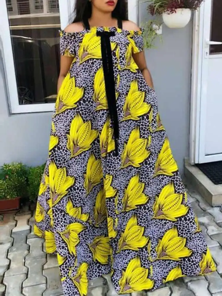 VONDA Summer Maxi Dress Women Bohemian Floral Printed Party Long Sundress Pleated Short Sleeve Casual Loose Beach Vestidos 2023
VONDA Summer Maxi Dress Women Bohemian Floral Printed Party Long Sundress Pleated Short Sleeve Casual Loose Beach Vestidos 2023