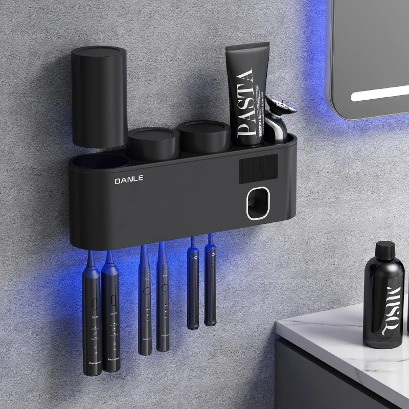 Double Sterilization Electric Toothbrush Holder Strong Load-Bearing Toothpaste Dispenser Smart Display Bath Accessories
Double Sterilization Electric Toothbrush Holder Strong Load-Bearing Toothpaste Dispenser Smart Display Bath Accessories