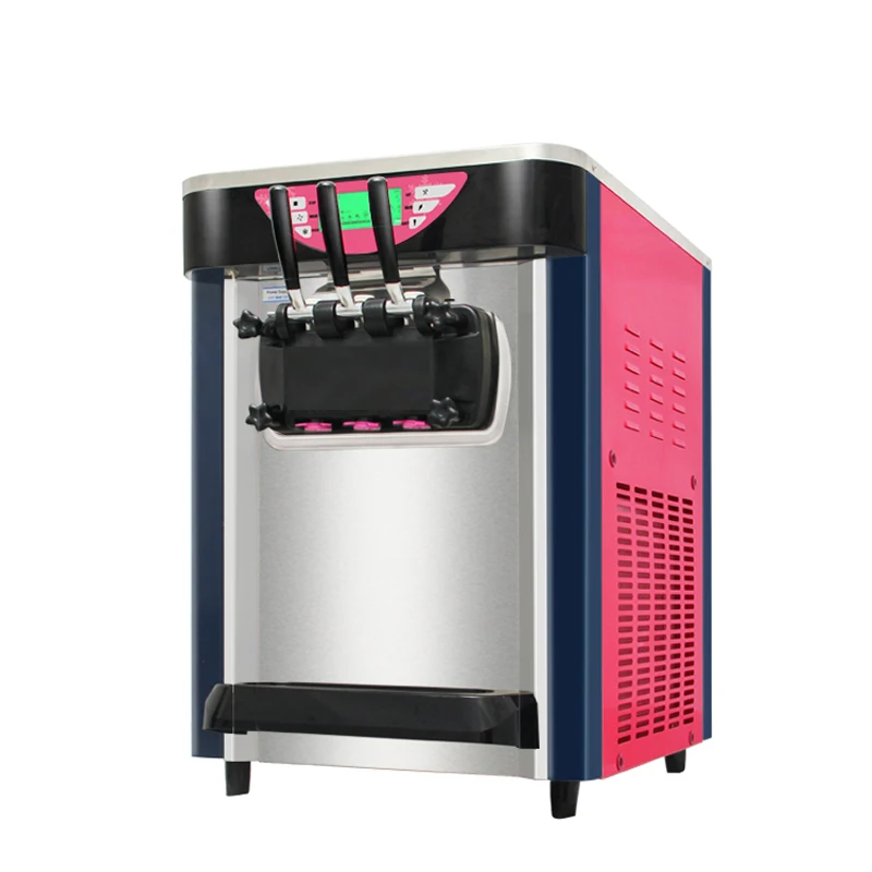 2000W Commercial Soft Ice Cream Machine 21-26L/H 3 Flavors Electric Vertical Automatic Ice Cream Maker 110V 220V
2000W Commercial Soft Ice Cream Machine 21-26L/H 3 Flavors Electric Vertical Automatic Ice Cream Maker 110V 220V