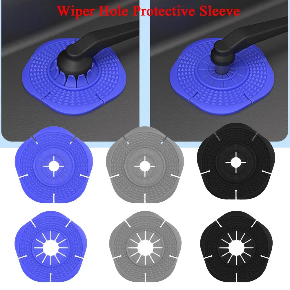 Universal Anti-wear Dustproof Silicone Wiper Arm Bottom WiperHole Protective Cover Car Windshield Protective case 
Universal Anti-wear Dustproof Silicone Wiper Arm Bottom WiperHole Protective Cover Car Windshield Protective case