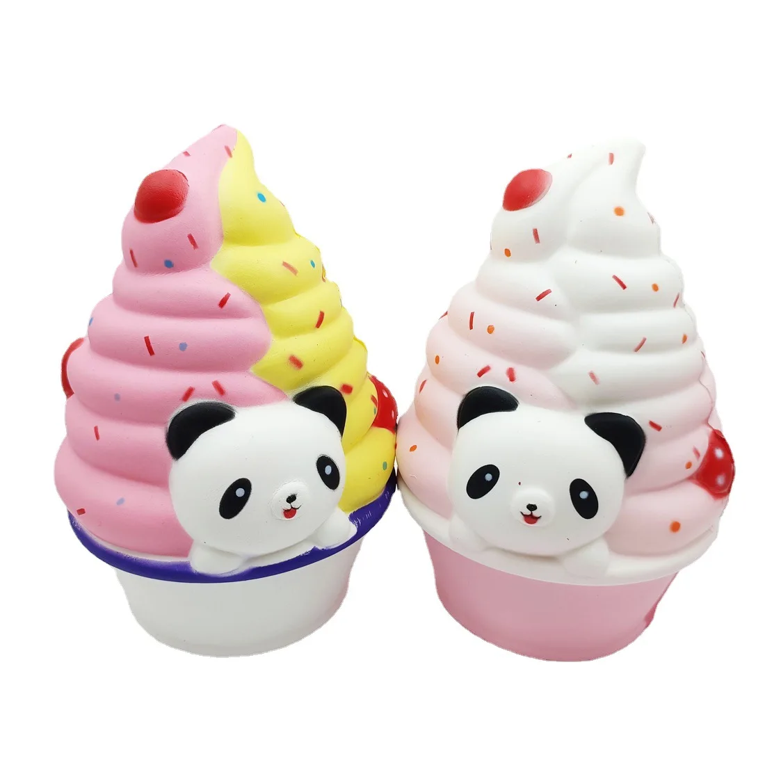 

Jumbo Kawaii Ice Cream Panda Squishy Cake Deer Milk Squeeze Toys Slow Rising Cream Scented Antistress Child Kid Baby Toys