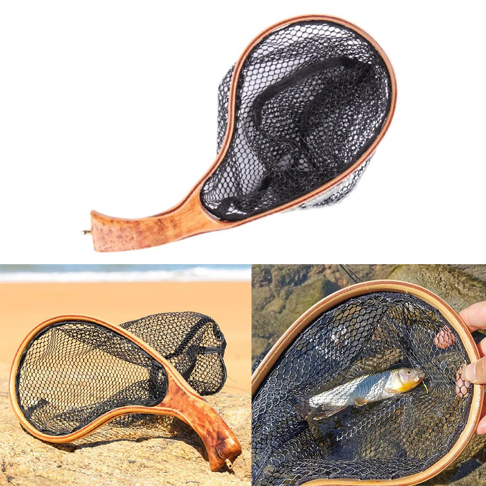 Fly Fishing Net Landing Catch Release Net Wooden Frame Stream Fishing Net Fishing Tackle Catching Releasing
Fly Fishing Net Landing Catch Release Net Wooden Frame Stream Fishing Net Fishing Tackle Catching Releasing