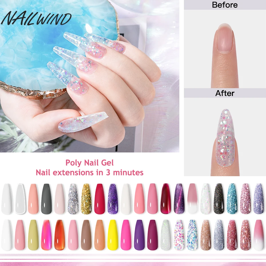 NAILWIND 40 цветов полигель-лак для наращивания ногтей полуперманентные УФ-лаки розовый, белый, прозрачный полимерный Маникюр Акрил
NAILWIND 40 цветов полигель-лак для наращивания ногтей полуперманентные УФ-лаки розовый, белый, прозрачный полимерный Маникюр Акрил