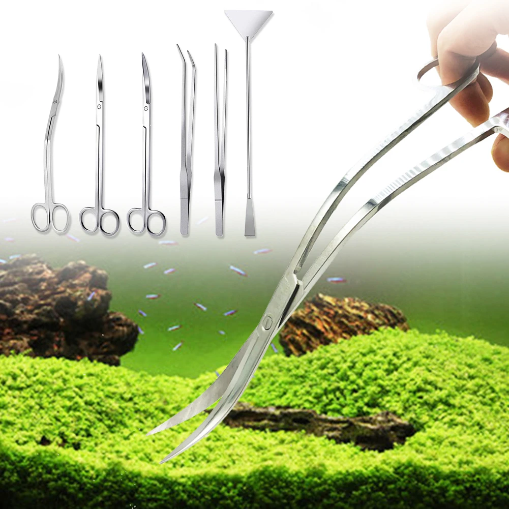 4/5/6Pcs Fish Tank Scissor with Storage Aquarium Kit Stainless Steel Aquatic Plants for Maintenance Tweezers Pet Product Tools
4/5/6Pcs Fish Tank Scissor with Storage Aquarium Kit Stainless Steel Aquatic Plants for Maintenance Tweezers Pet Product Tools