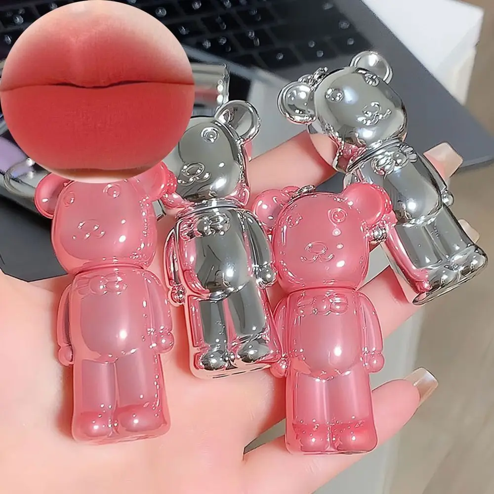6 Colors Gentleman Bear Lip Gloss Long Lasting Non-Sticky Cup Velvet Matte Lip Glaze Cute Waterproof Korean Cosmetics
6 Colors Gentleman Bear Lip Gloss Long Lasting Non-Sticky Cup Velvet Matte Lip Glaze Cute Waterproof Korean Cosmetics