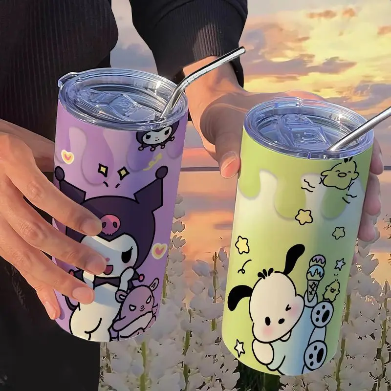Sanrio Kuromi Pochacco Thermal Cup with Straw Kawaii Anime Figures Cartoon Baku Hello Kitty Portable Stainless Steel Vacuum Cup
Sanrio Kuromi Pochacco Thermal Cup with Straw Kawaii Anime Figures Cartoon Baku Hello Kitty Portable Stainless Steel Vacuum Cup
