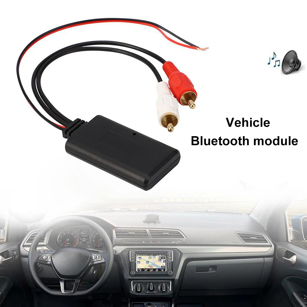 

Автомобильный беспроводной модуль приемника Bluetooth-совместимый адаптер AUX музыкальный аудио стерео приемник для транспортных средств с инт...