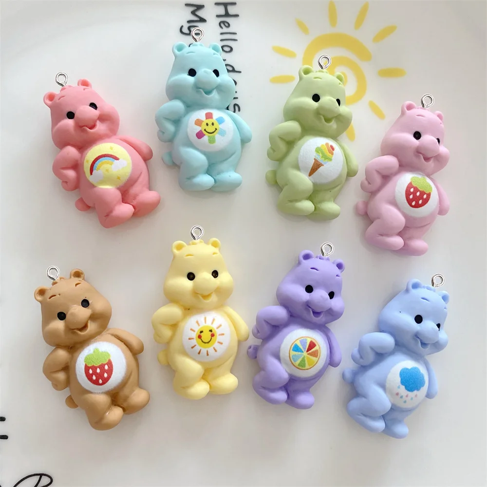 10Pcs Lovely Bear Charms Cartoon Resin Pendants Trinket Keychain Earring Necklace Findings DIY Jewelry Making Ornament Accessory
10Pcs Lovely Bear Charms Cartoon Resin Pendants Trinket Keychain Earring Necklace Findings DIY Jewelry Making Ornament Accessory