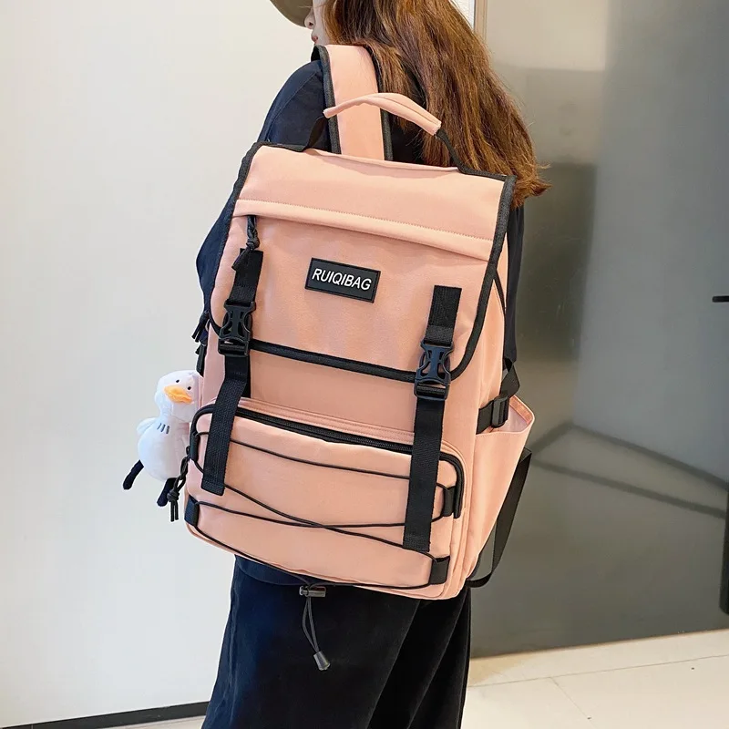 Backpack Women's Men's Trendy School Bag Students Back Pack Travel Bag Outdoor Computer Bags Janpanese Couple College Schoolbags
Backpack Women's Men's Trendy School Bag Students Back Pack Travel Bag Outdoor Computer Bags Janpanese Couple College Schoolbags