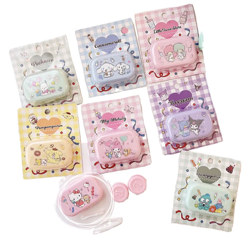 Kawaii Anime Cinnamorol Mymelody Kuromi Kittys Contact Lens Double Box Storage Mirror Portable Trend Girl Birthday Present
Kawaii Anime Cinnamorol Mymelody Kuromi Kittys Contact Lens Double Box Storage Mirror Portable Trend Girl Birthday Present