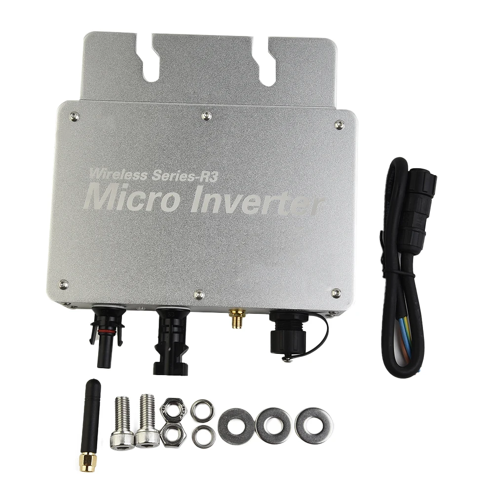 Solar Miniature Inverter Balcony Power Station Dc36V To AC120/230V GTB 350 48-51/58-61Hz Aluminum Alloy Grid Tie
Solar Miniature Inverter Balcony Power Station Dc36V To AC120/230V GTB 350 48-51/58-61Hz Aluminum Alloy Grid Tie
