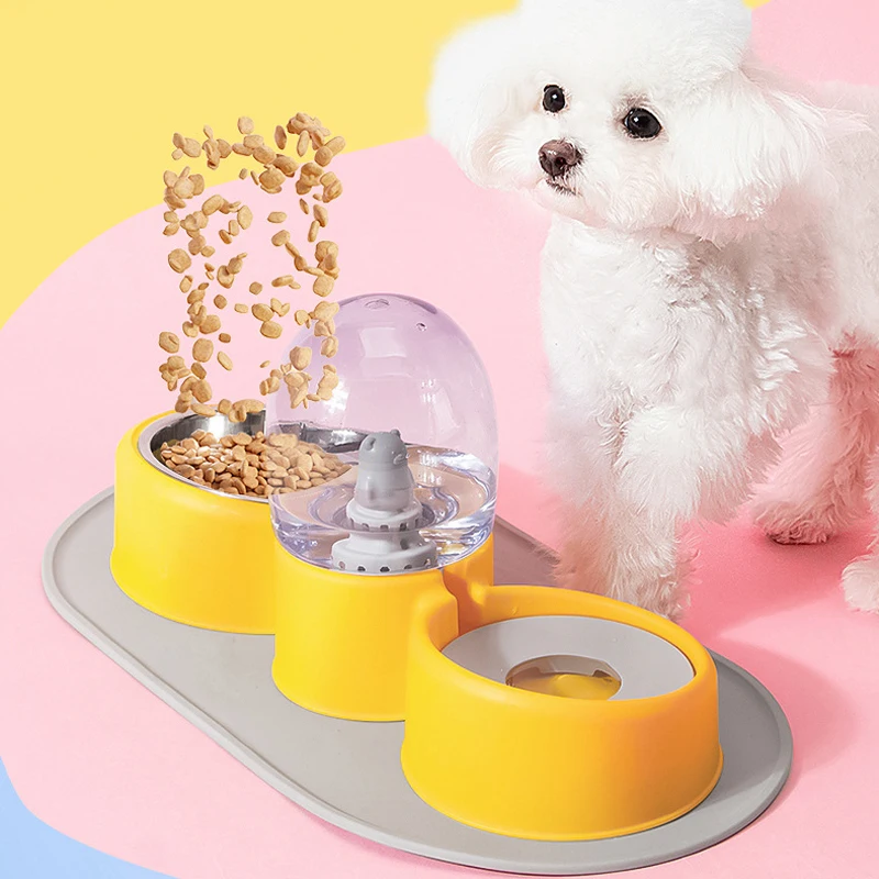 Cartoon Non-slip Cat Dog Double Bowl Pet Automatic Feeder Water Dispenser Cat Food Container Drinking Protection Cat Cervical
Cartoon Non-slip Cat Dog Double Bowl Pet Automatic Feeder Water Dispenser Cat Food Container Drinking Protection Cat Cervical