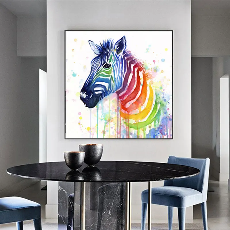 Colorful Graffiti Zebra Poster And Prints Watercolor Abstract Animals Canvas Painting Living Room Home Decor HD Wall Art Picture
Colorful Graffiti Zebra Poster And Prints Watercolor Abstract Animals Canvas Painting Living Room Home Decor HD Wall Art Picture