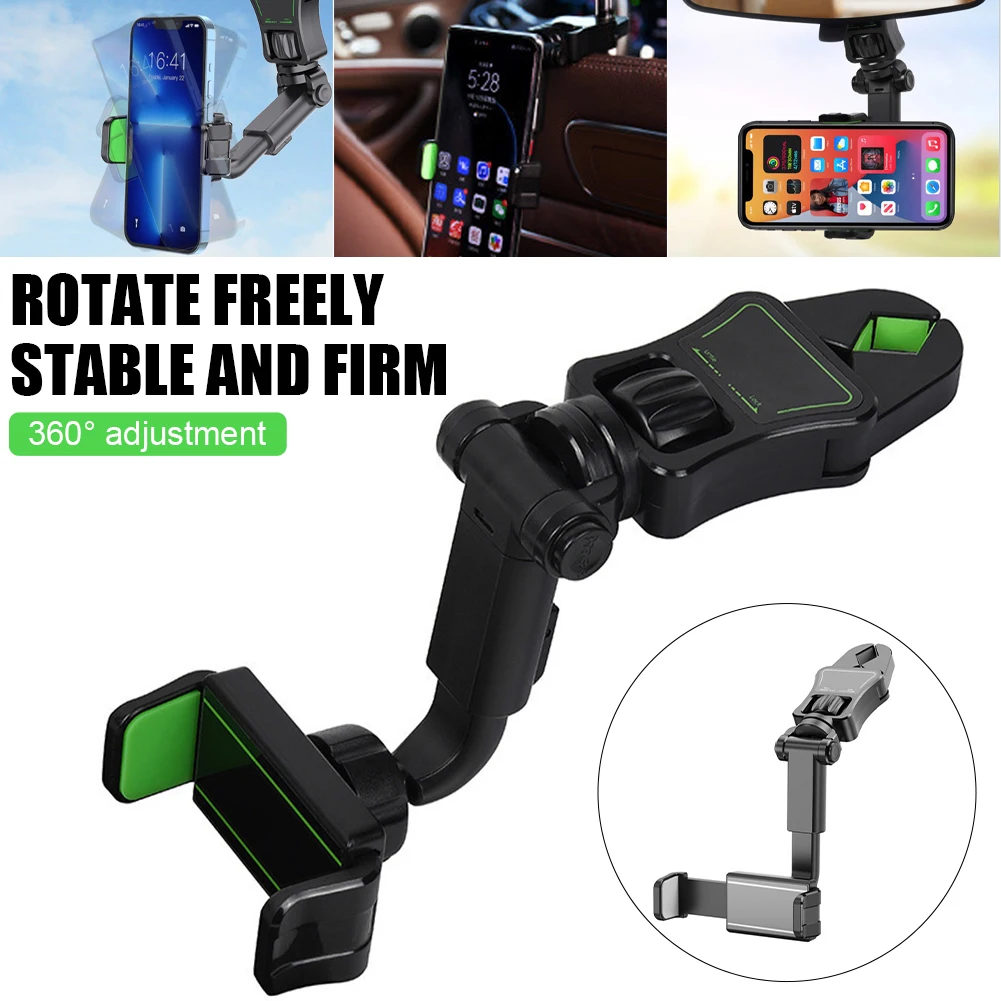 Car Phone Holder Multifunction 360 Degree Rotatable Car Rearview Mirror Phone Bracket Hanging Clip Adjustable Phone Rack for Car
Car Phone Holder Multifunction 360 Degree Rotatable Car Rearview Mirror Phone Bracket Hanging Clip Adjustable Phone Rack for Car