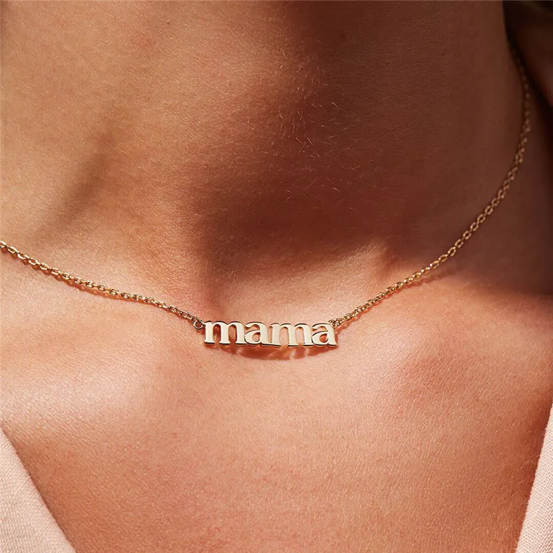Lost Lady Metal Mom Pattern Pendant Necklace For Women Same Style Mother's Day Mom Holiday Gift Jewelry Wholesale Direct Selling
Lost Lady Metal Mom Pattern Pendant Necklace For Women Same Style Mother's Day Mom Holiday Gift Jewelry Wholesale Direct Selling
