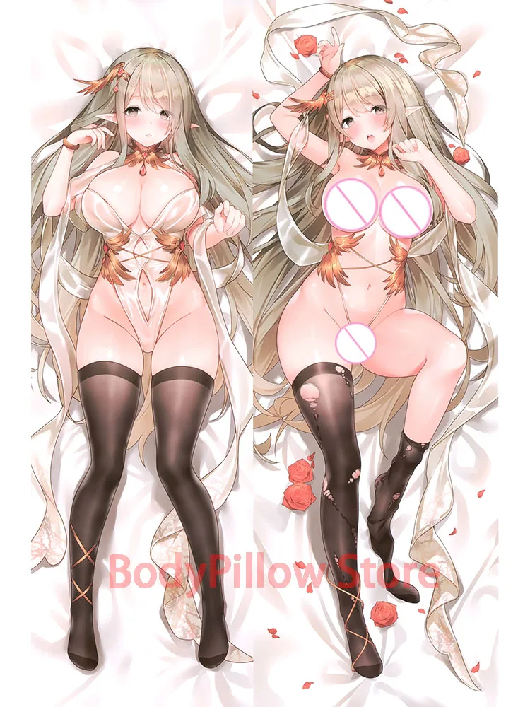 Колготки Dakimakura с сосками без бюстгальтера, Колготки с заостренными ушками thighhighs в японском стиле аниме, соблазнительный чехол для подушки с обнимающим телом 
Колготки Dakimakura с сосками без бюстгальтера, Колготки с заостренными ушками thighhighs в японском стиле аниме, соблазнительный чехол для подушки с обнимающим телом