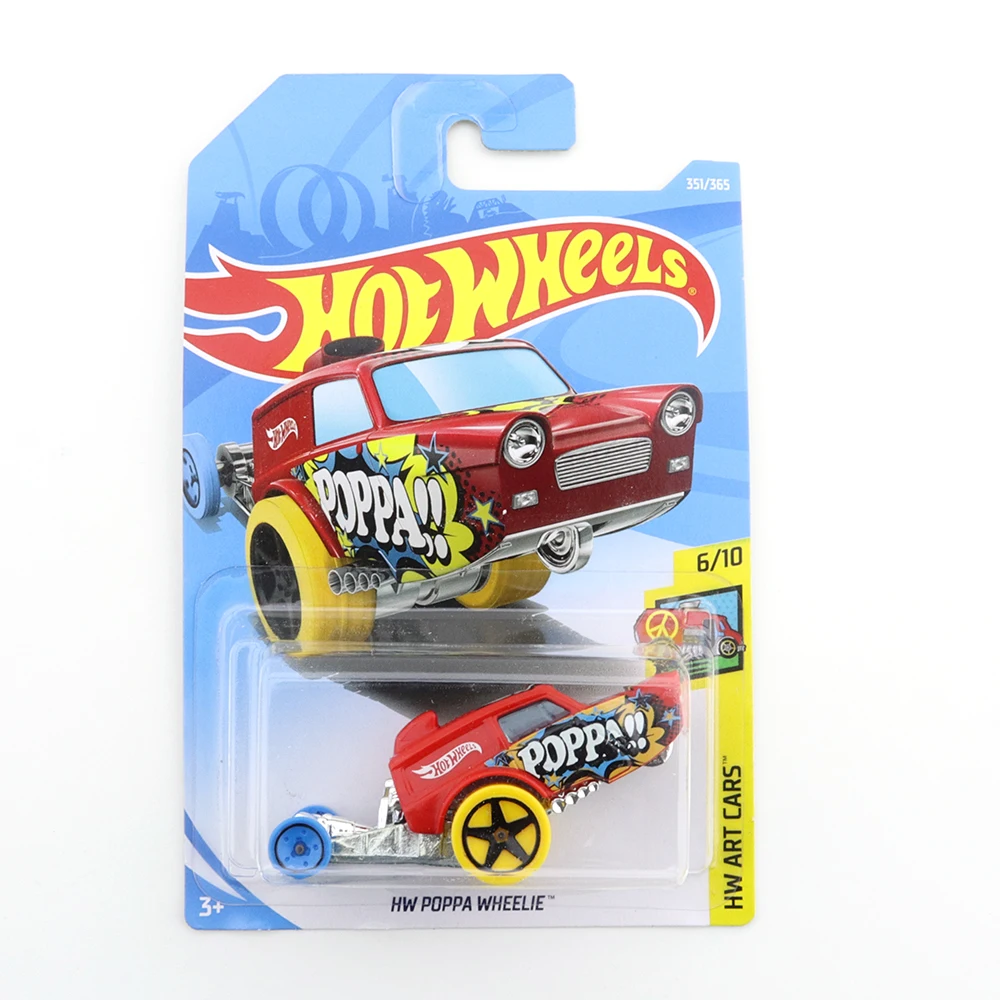 2018-351 Hot Wheels HW POPPA WHEELIE Mini Alloy Coupe 1/64 металлическая литая модель автомобиля, детские игрушки, подарок
2018-351 Hot Wheels HW POPPA WHEELIE Mini Alloy Coupe 1/64 металлическая литая модель автомобиля, детские игрушки, подарок